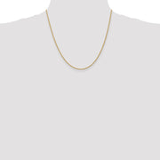 14K 1.5mm Regular Rope with Lobster Clasp Chain
