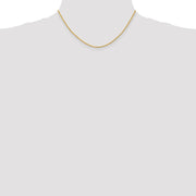 14K 2mm Regular Rope with Lobster Clasp Chain