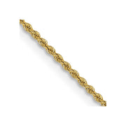14K 2mm Regular Rope with Lobster Clasp Chain