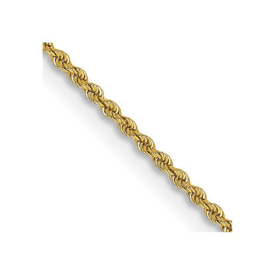 14K 2mm Regular Rope with Lobster Clasp Chain