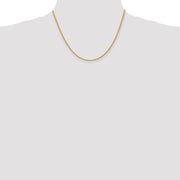 14K 2.25mm Regular Rope with Lobster Clasp Chain