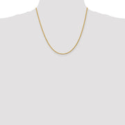 14K 2.25mm Regular Rope with Lobster Clasp Chain
