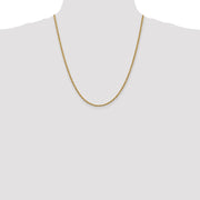 14K 2.5mm Regular Rope with Lobster Clasp Chain