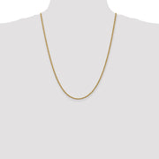 14K 2.5mm Regular Rope with Lobster Clasp Chain