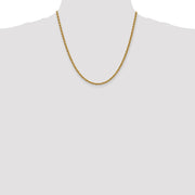 14K 3mm Regular Rope with Lobster Clasp Chain