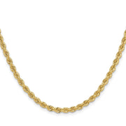 14k 3.8mm Regular Rope Chain