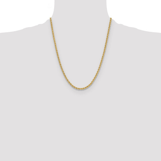 14k 3.8mm Regular Rope Chain