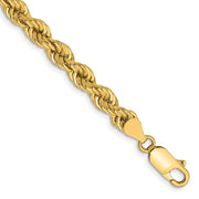 14K 5mm Regular Rope with Lobster Clasp Chain