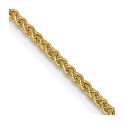 14K 1.55mm Semi-Solid Wheat with Lobster Clasp Chain