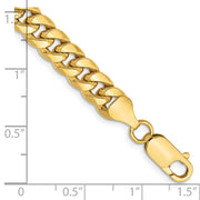 14K 6.75mm Semi-Solid Miami Cuban with Lobster Clasp Bracelet