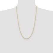 14k 2.85mm Semi-Solid Curb Chain