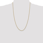 14k 1.85mm Semi-Solid Curb Chain