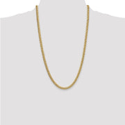 14k 5.25mm Semi-Solid Miami Cuban Chain