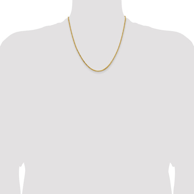 14K 2mm Byzantine with Lobster Clasp Chain