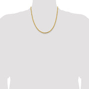 14K 3.25mm Byzantine with Lobster Clasp Chain