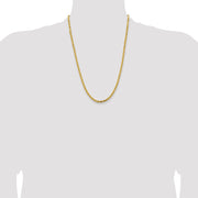 14K 3.25mm Byzantine with Lobster Clasp Chain