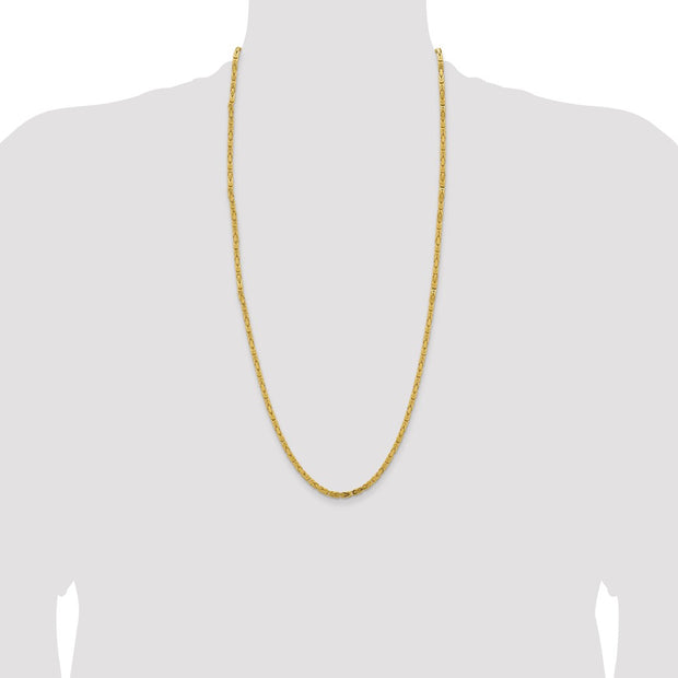 14K 3.25mm Byzantine with Lobster Clasp Chain