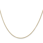 14K .7mm Box with Lobster Clasp Chain
