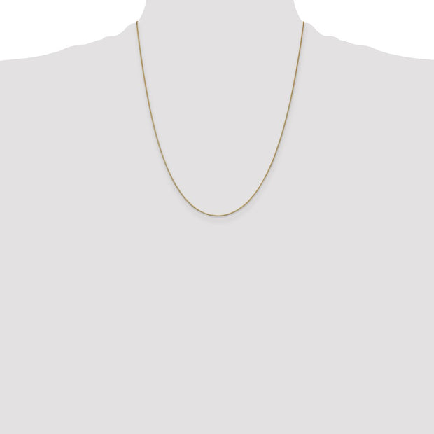 14K .7mm Box with Lobster Clasp Chain