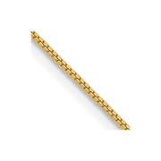 14K .7mm Box with Lobster Clasp Chain