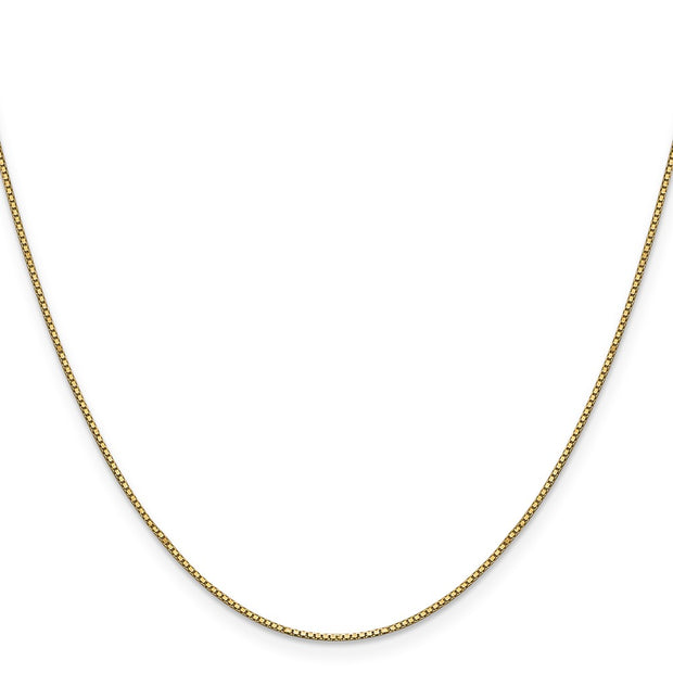14K .9mm Box with Lobster Clasp Chain