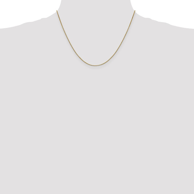 14K .9mm Box with Lobster Clasp Chain