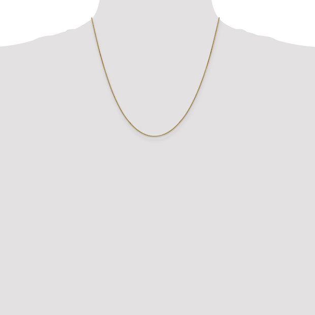 14K .9mm Box with Lobster Clasp Chain