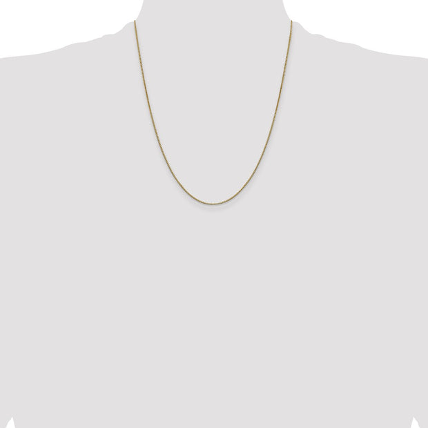 14K .9mm Box with Lobster Clasp Chain