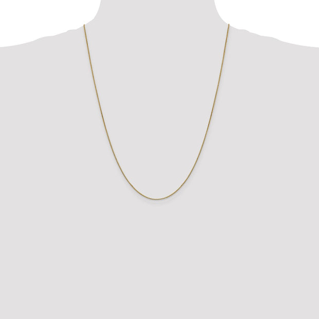 14K .9mm Box with Lobster Clasp Chain