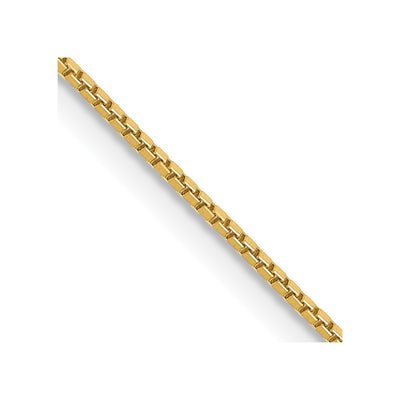 14K .9mm Box with Lobster Clasp Chain