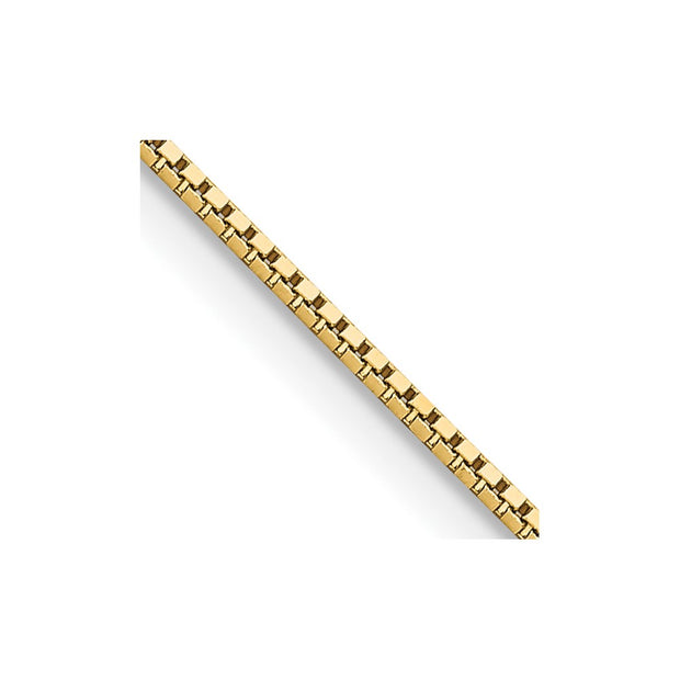14K .95mm Box with Lobster Clasp Chain