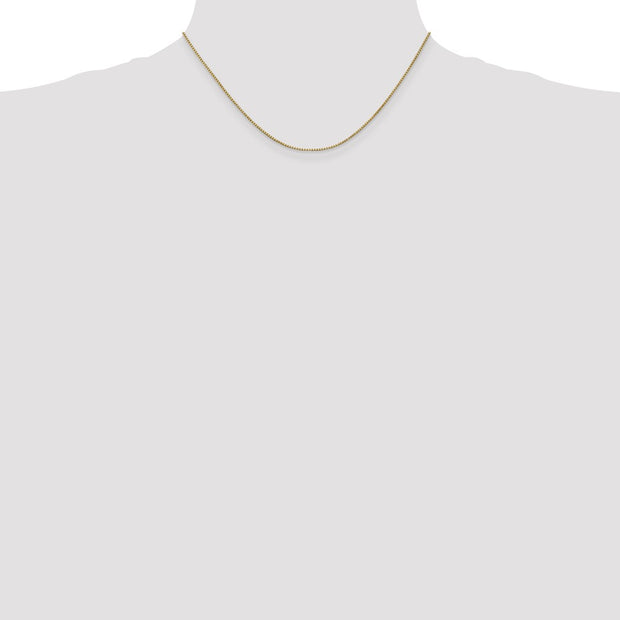 14K 1mm Box with Lobster Clasp Chain