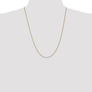 14K 1mm Box with Lobster Clasp Chain