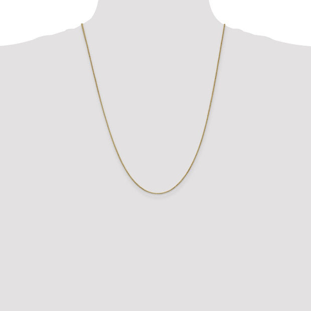 14K 1mm Box with Lobster Clasp Chain