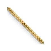 14K 1mm Box with Lobster Clasp Chain