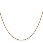 14K 1.05mm Box with Lobster Clasp Chain