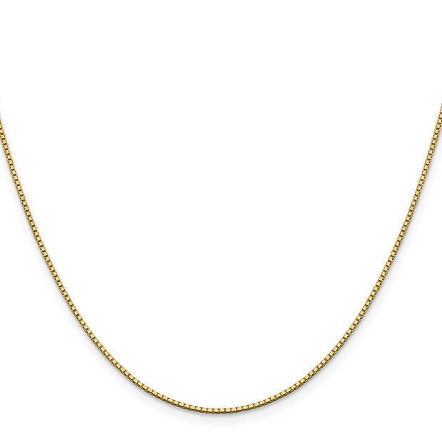 14K 1.05mm Box with Lobster Clasp Chain