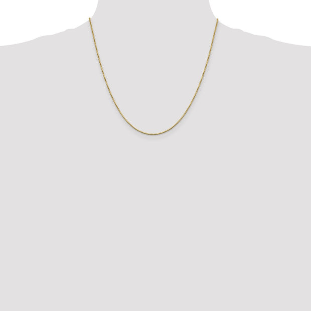 14K 1.05mm Box with Lobster Clasp Chain