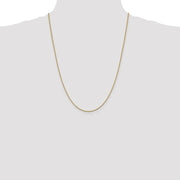 14K 1.05mm Box with Lobster Clasp Chain
