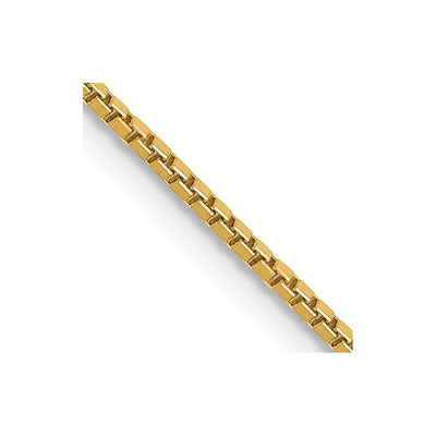 14K 1.05mm Box with Lobster Clasp Chain