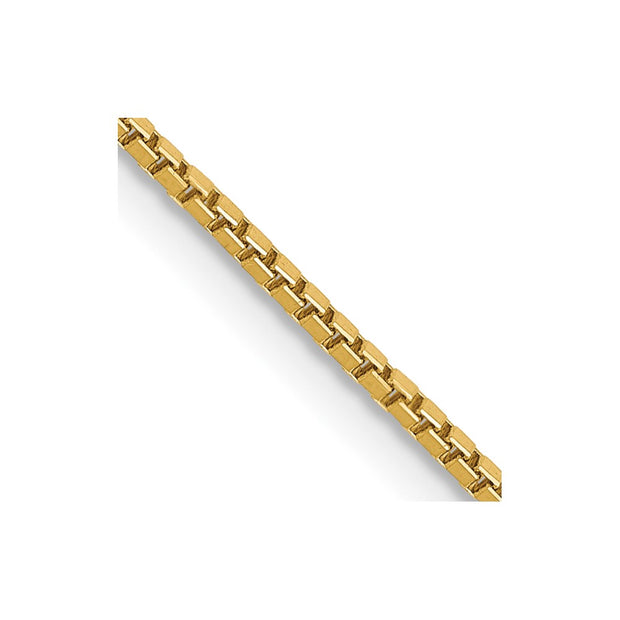 14K 1.05mm Box with Lobster Clasp Chain