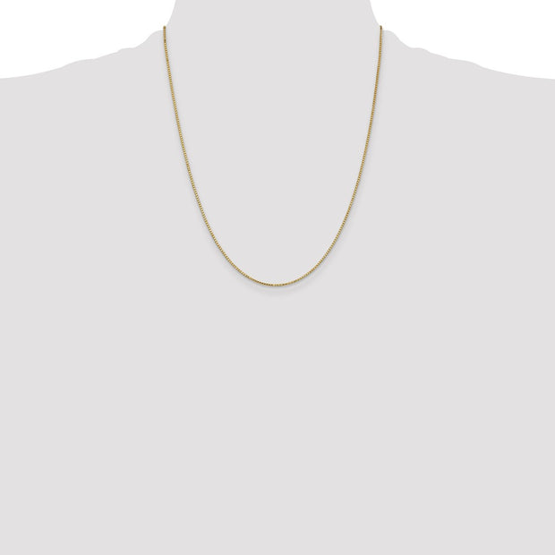 14K 1.1mm Box with Lobster Clasp Chain