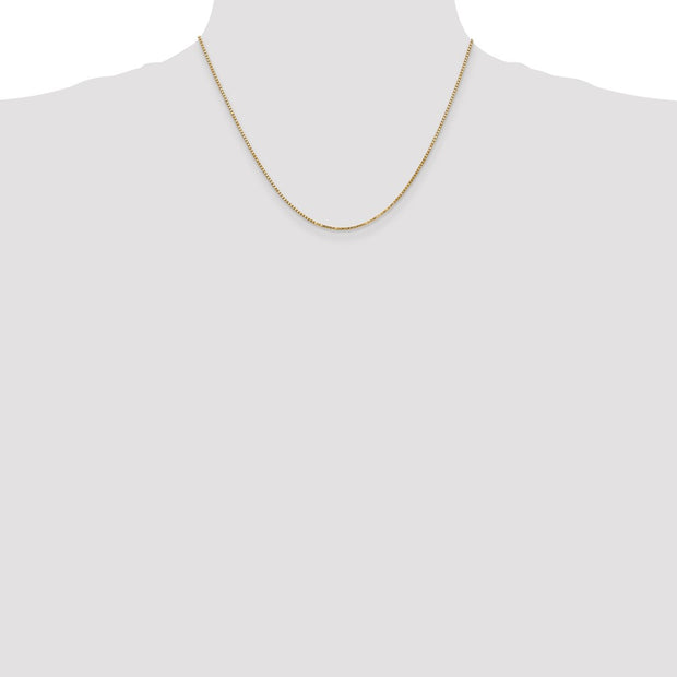 14K 1.4mm Box with Lobster Clasp Chain