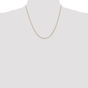 14K 1.3mm Box with Lobster Clasp Chain