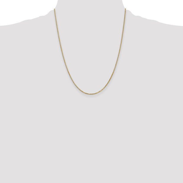 14K 1.4mm Box with Lobster Clasp Chain
