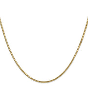 14K 1.5mm Box with Lobster Clasp Chain
