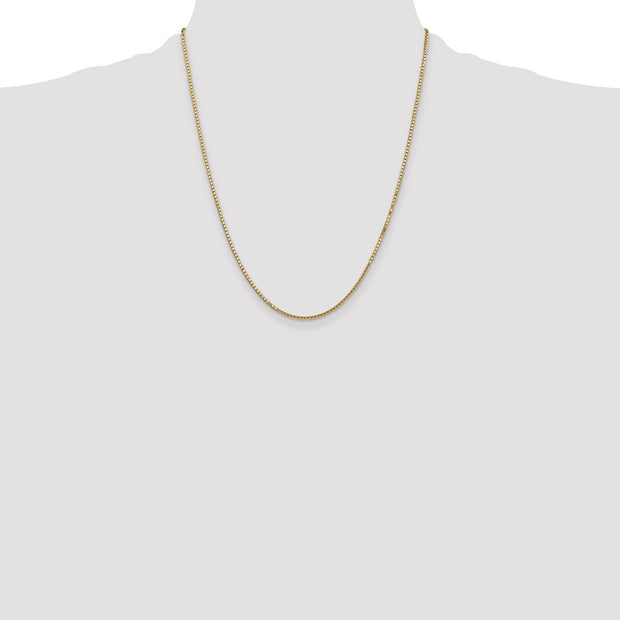 14K 1.5mm Box with Lobster Clasp Chain