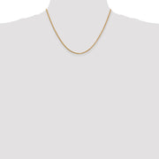 14K 1.9mm Box with Lobster Clasp Chain