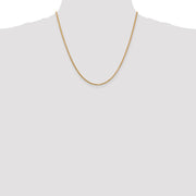14K 1.9mm Box with Lobster Clasp Chain