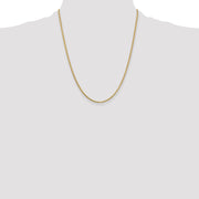 14K 1.9mm Box with Lobster Clasp Chain